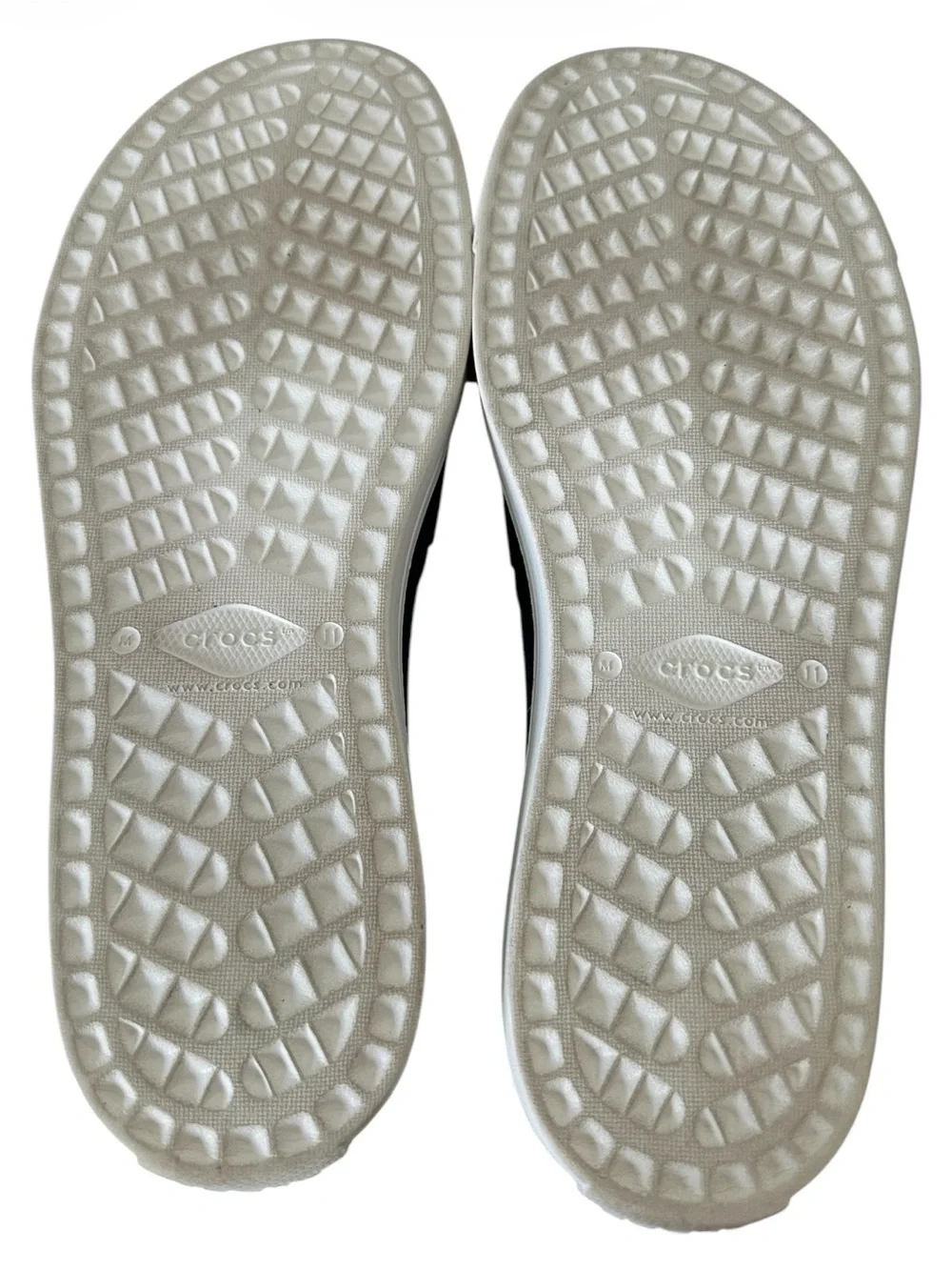 CROCS CitiLane Roka Perforated Slip-On Loafers Blue with White Soles size 11